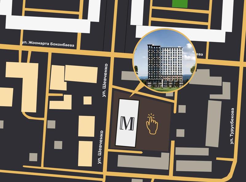 Карта расположения ЖК Madison